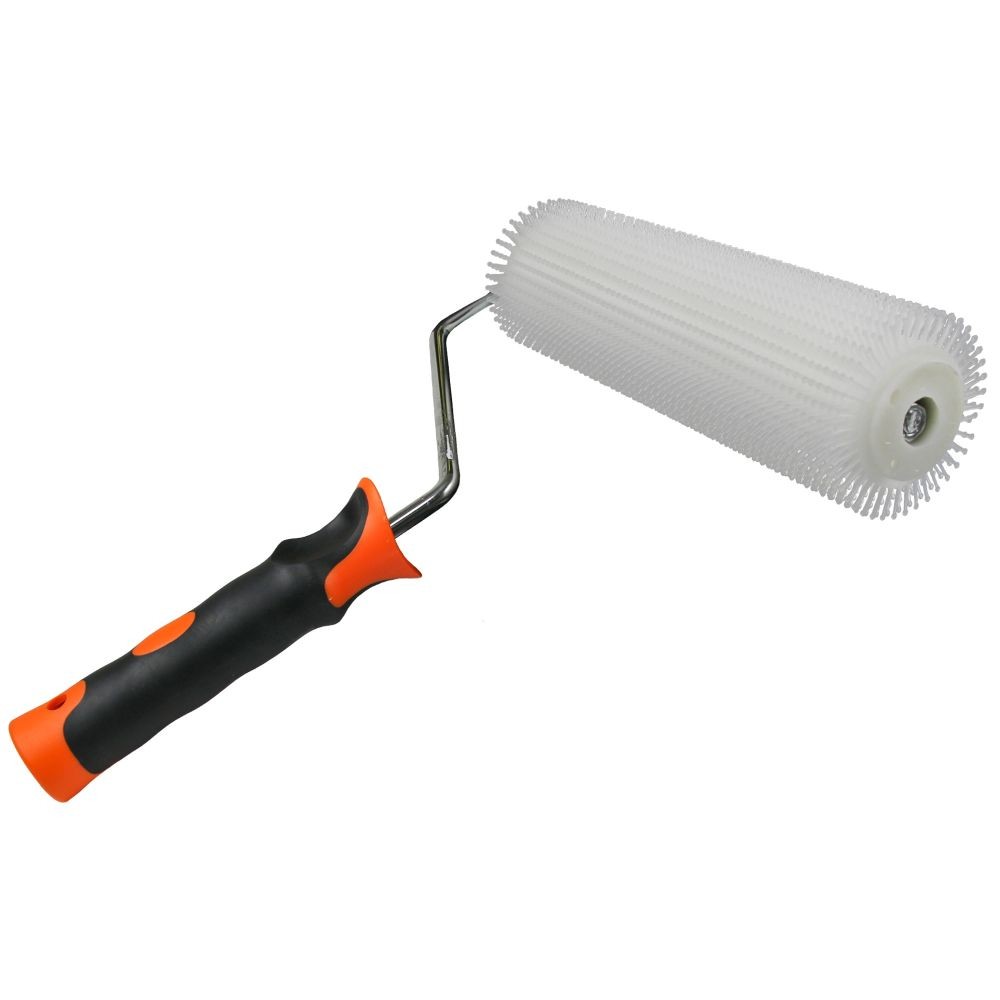 Kraft Tool Bubble Blaster Spiked Epoxy Roller 9" w/Frame