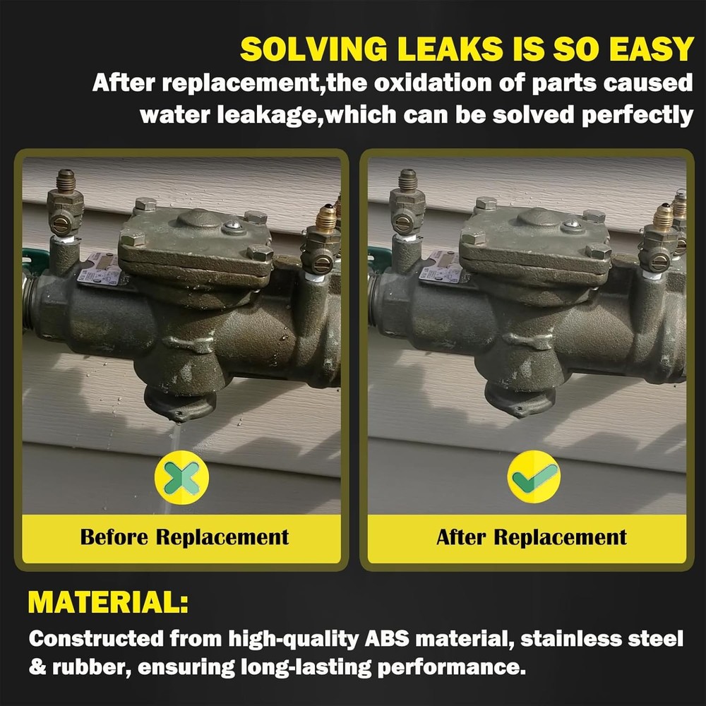 Replace for Watts LF009M3/009M3 3/4" Backflow Preventer Reduced Pressure Zone