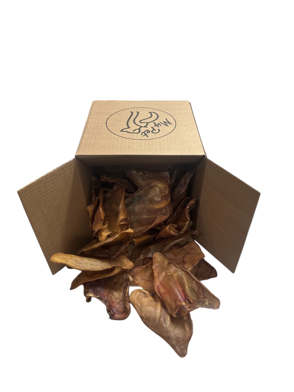 Large Pig Chews For Dogs - 100% Natural Pork Treats (100 count)