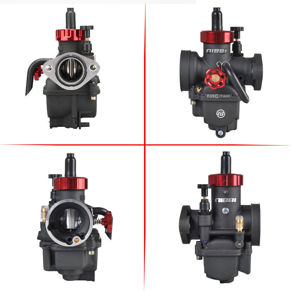 NIBBI PE 19mm Carburetor For DS80 CRF125F KLX110 SR125 DR100 BULL PREDATOR 125