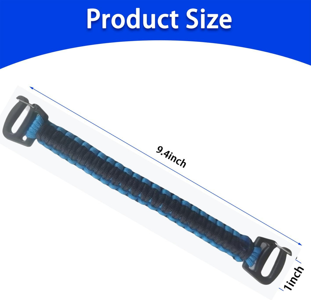 2 Pack Tactical Weaving Handle with Buckle Ends Tactical System Molle-Backpacks