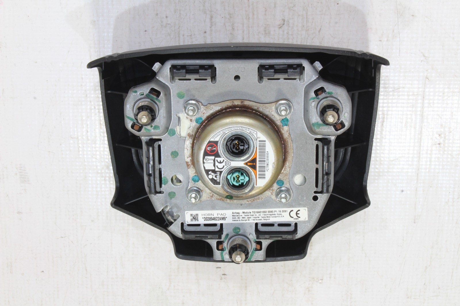 2022 2023 2024 TOYOTA TUNDRA DRIVER LEFT WHEEL AIRBAG (BLACK) OEM AIR BAG