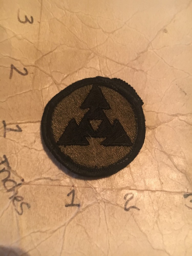 US Army 3rd Logistics Command m/e subdued patch 10/9/25
