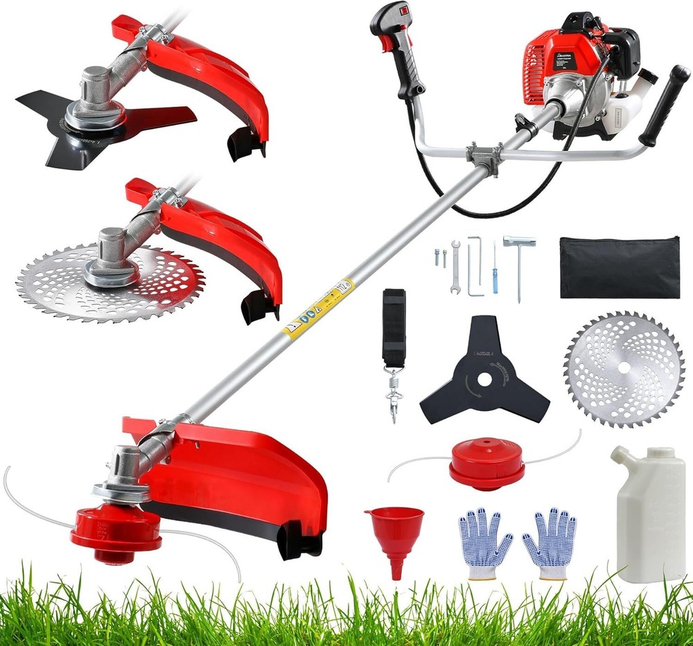 Weed Wacker Gas Powered, 42.7cc 2 Cycle 3 in 1 Weed Eater, String Trimmer