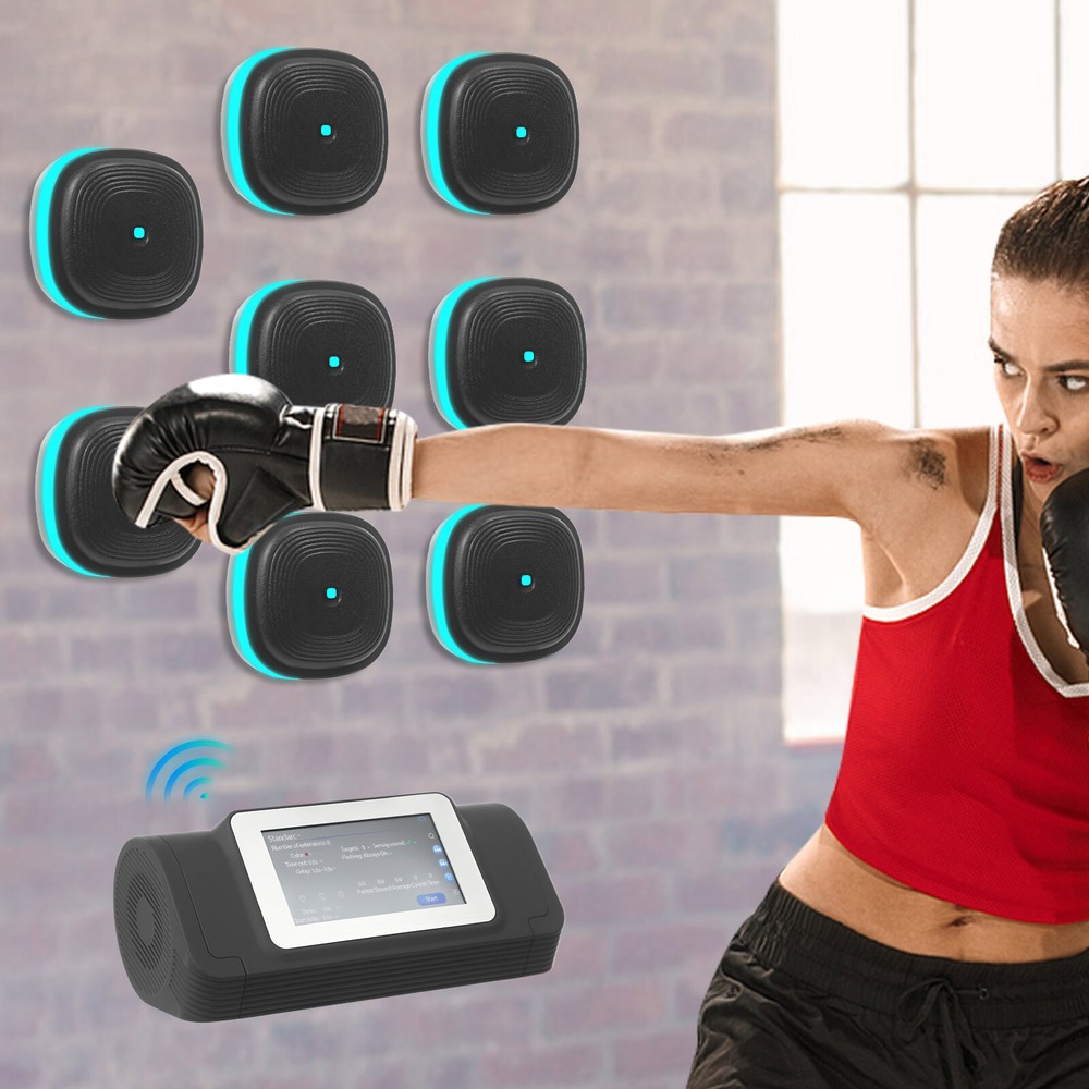 6-Light Colors Split Bluetooth Musical Boxing Punching Machine Boxing Targets