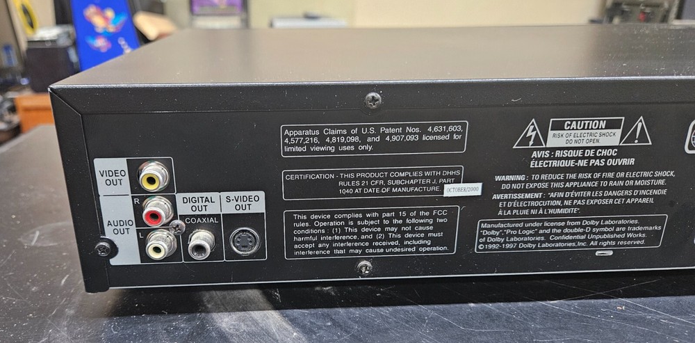 KLH DVD 221 DVD Player NO Remote WORKING