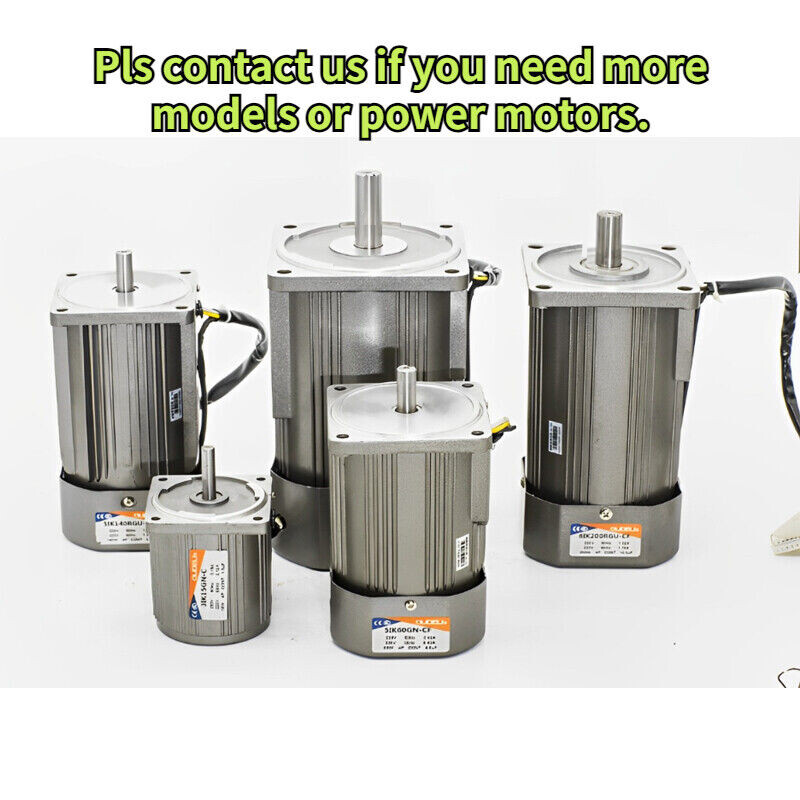 AC Motor Optical Axis 25W Deceleration Geared 110V 220V With Speed Controller