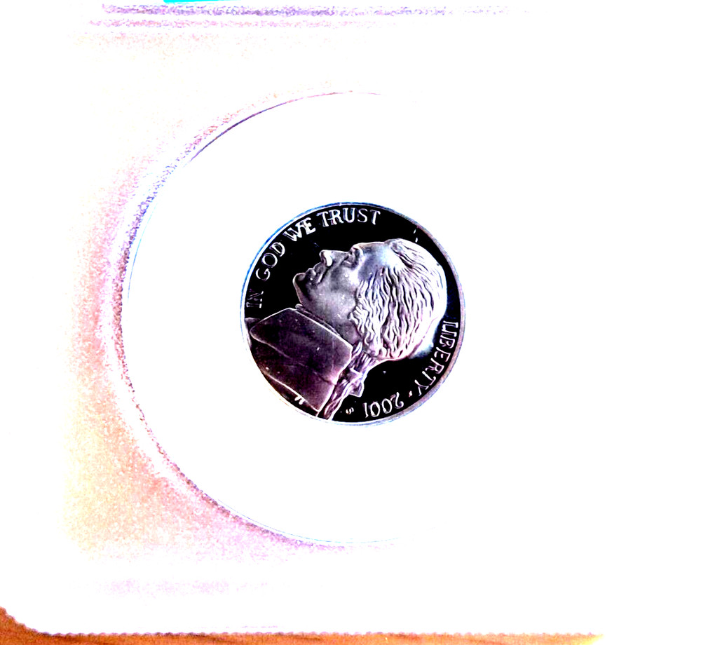 2001S PRDCAM JEFFERSON NICKEL VERY NICE