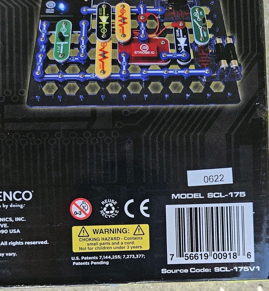 Elenco Snap Circuits Experiments Light STEM Electronics Project Pre-owned