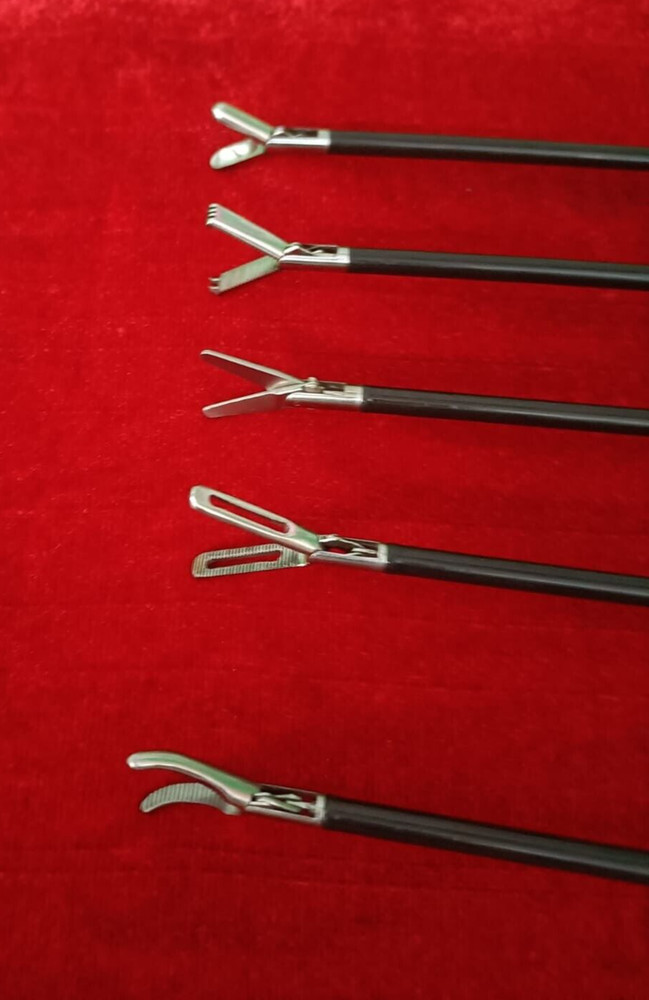 Laparoscopic Graspers/Forceps 5mmx330mm Best Quality Reusable Instruments-5pc