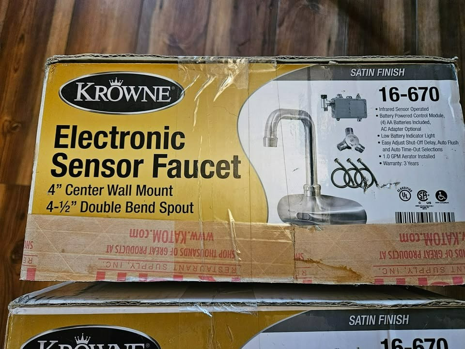 Krowne Electronic sensor faucets