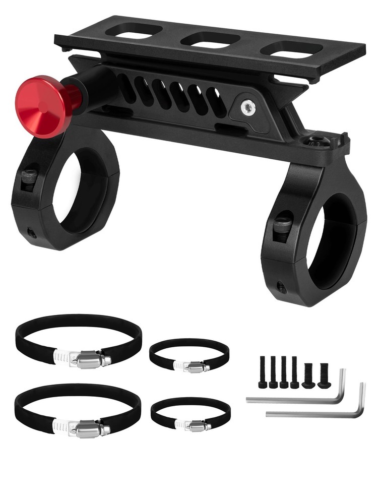 Quick Release UTV Fire Extinguisher Mount Kits, Adjustable Roll 1PC, Black
