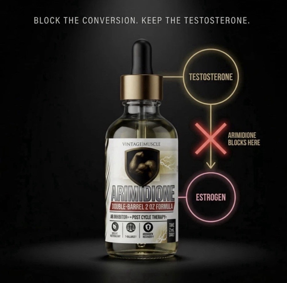 Post Cycle🔁Therapy🧪Test Optimizer Estrogen Blocker By Vintage Muscle💪🏛️🛡️