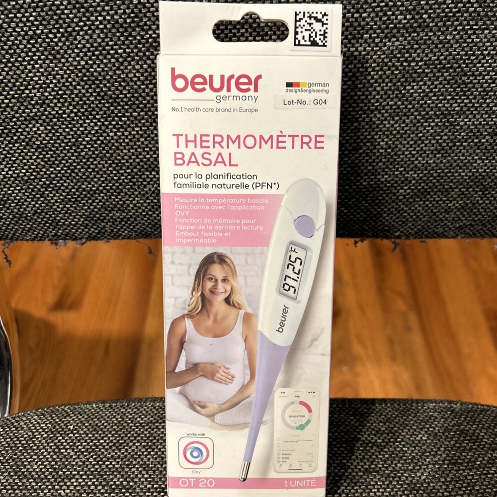 Beurer OT20 Digital Basal Thermometer Ovulation NEW
