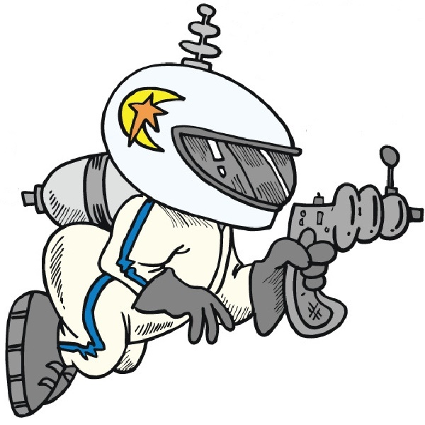 30 Custom Space Ranger Personalized Address Labels