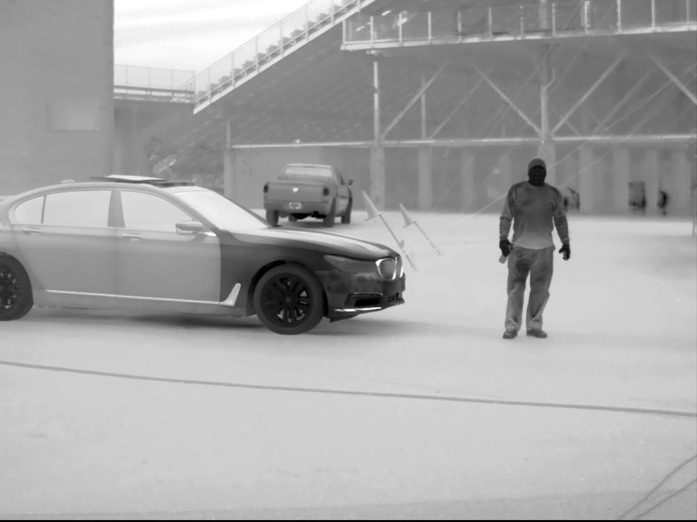 Long range thermal camera HD FLIR PTZ IP stabilized security imaging IR Vision