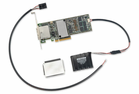 LSI 9286CV-8eCC 6Gb/s PCIE SATA+SAS RAID Controller with CacheVault Flash Cache