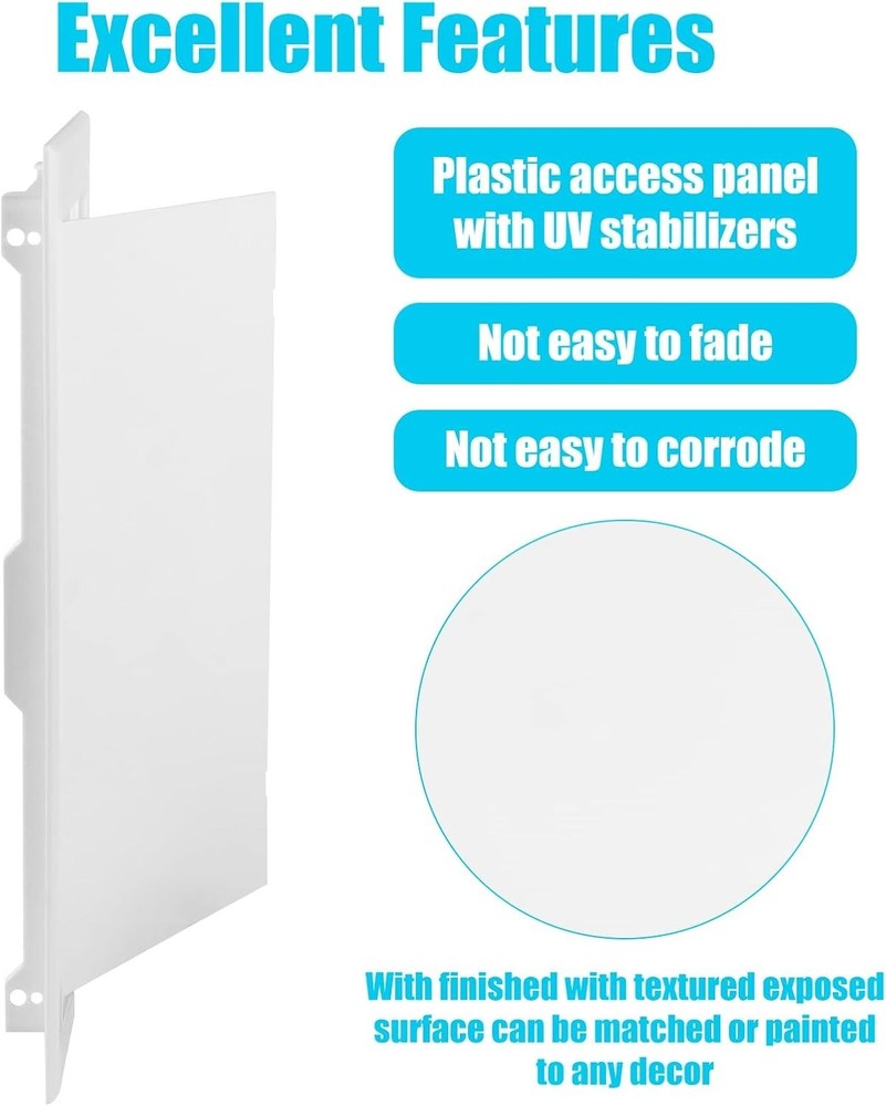 8x12 inch Plastic Access Panel for Drywall Ceiling Wall Access Door