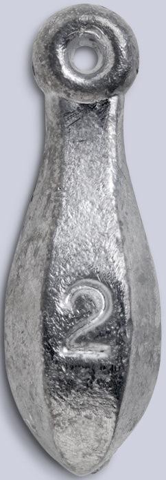 BWGT BANK SINKER CLAM PACK 6OZ(2)