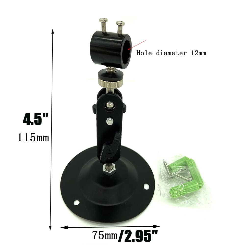 4 PCS Laser Positioning Bracket Module Fixing 360 Degree Adjustable 12mm Mount