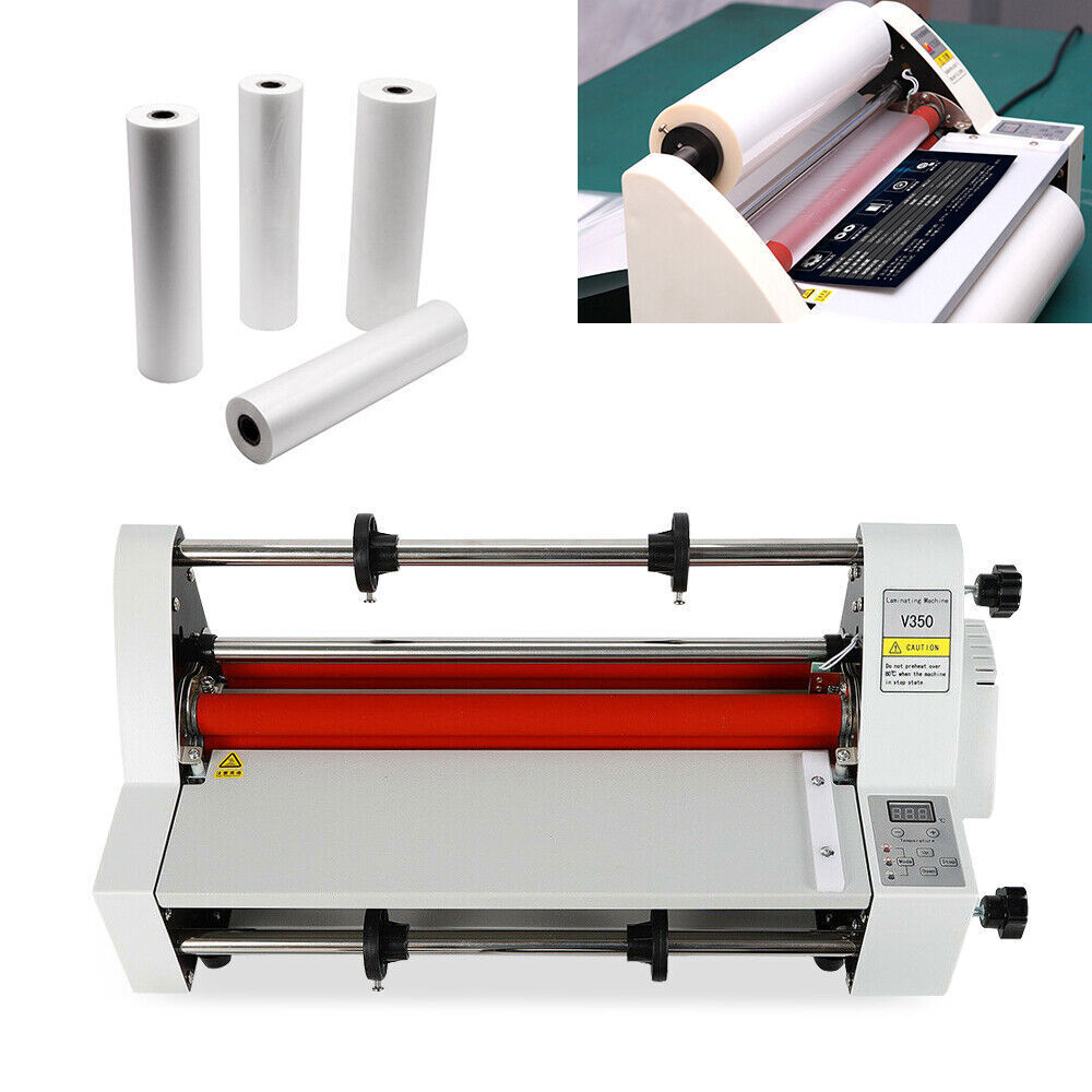 Hot Cold Roll Laminator Single + Dual Sided Digital Display Laminating Machine