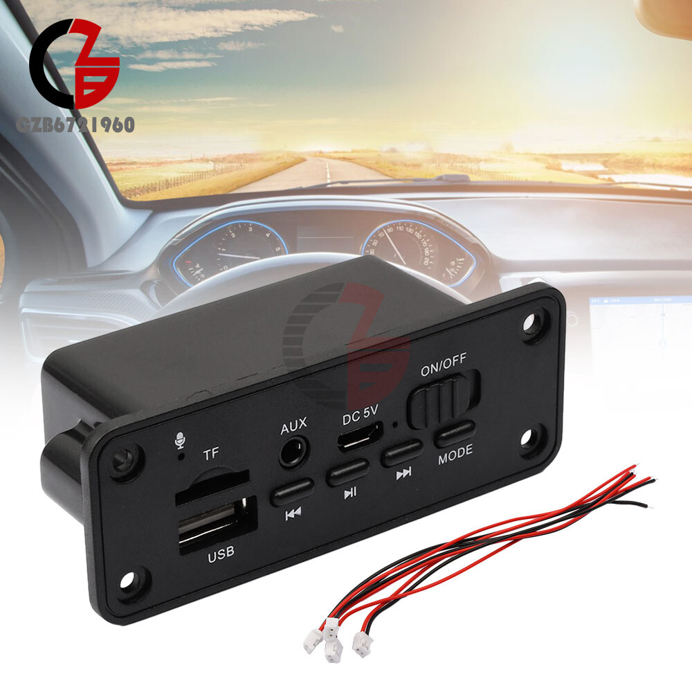 Audio Amplifier Decoder Board Audio Module USB TF Radio Bluetooth Car MP3 Player