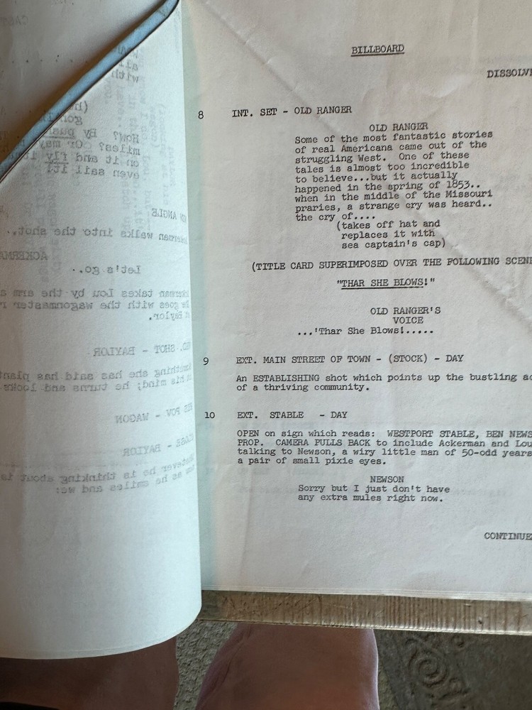 DEATH VALLEY DAYS TV SHOW SCRIPT GEORGE GOBEL PERSONAL