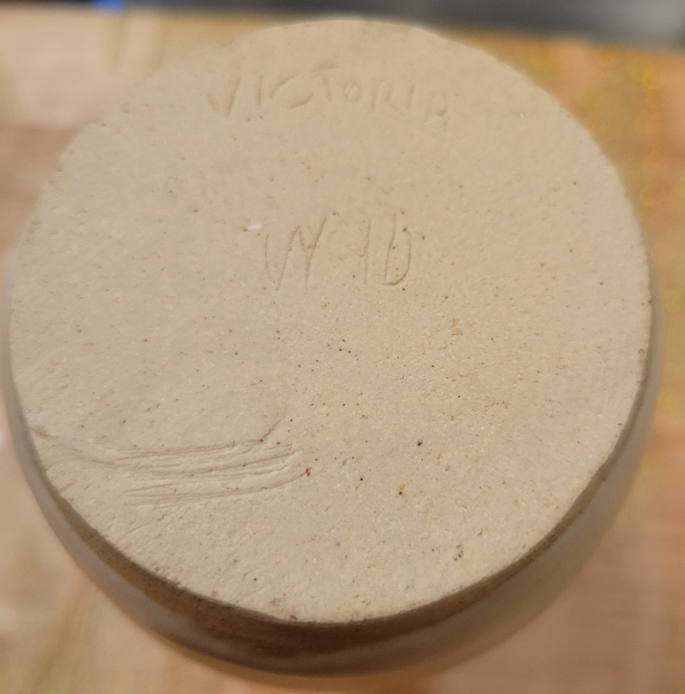 Small Handmade Vase by Victoria, 6"