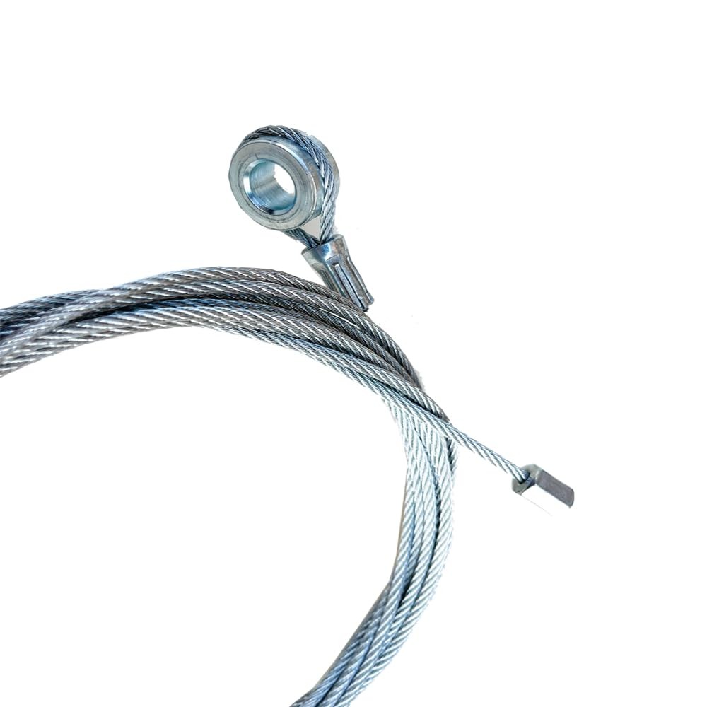 150" Replacement Cable Wire- Enclosed Cargo Trailer Ramp Door Spring Silver