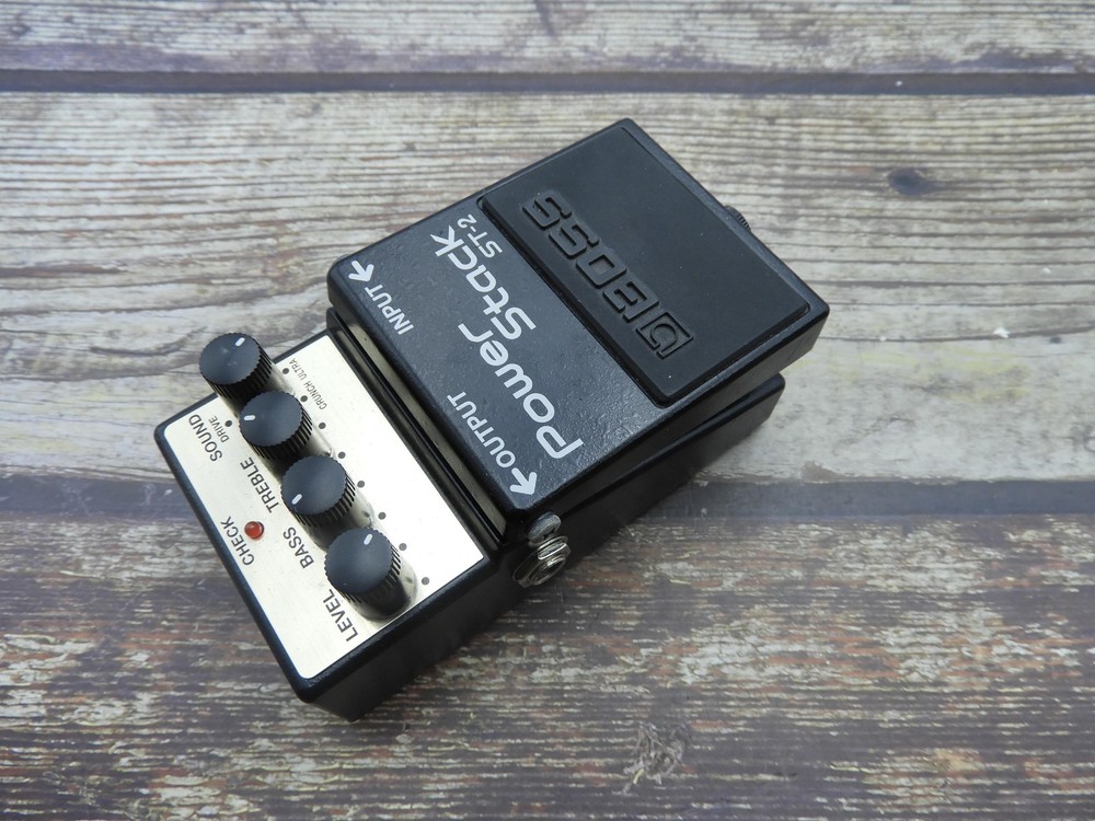 Boss ST-2 Power Stack Distortion Guitar Effect Pedal w/box from japan