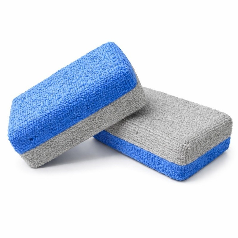 Ceramic Coating Applicator Pad 2 Pack Microfiber Sponge Car Detailing