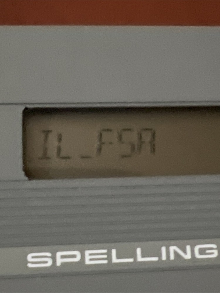 Franklin Computer Spelling Ace Linguistic Technology Model SA 98 Tested