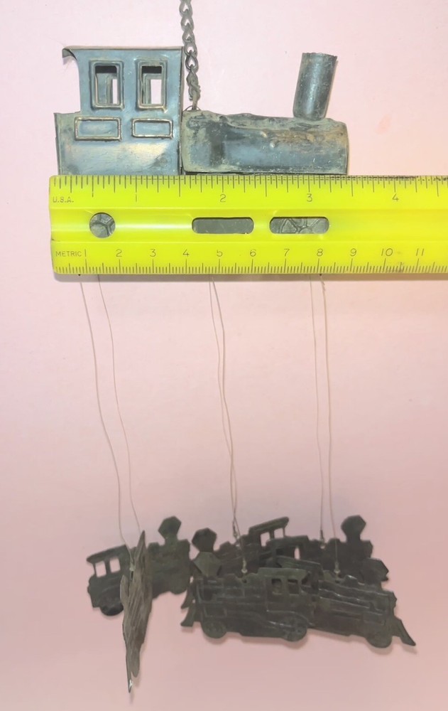 Copper Train Wind Chime - 11" c. 1948-1955
