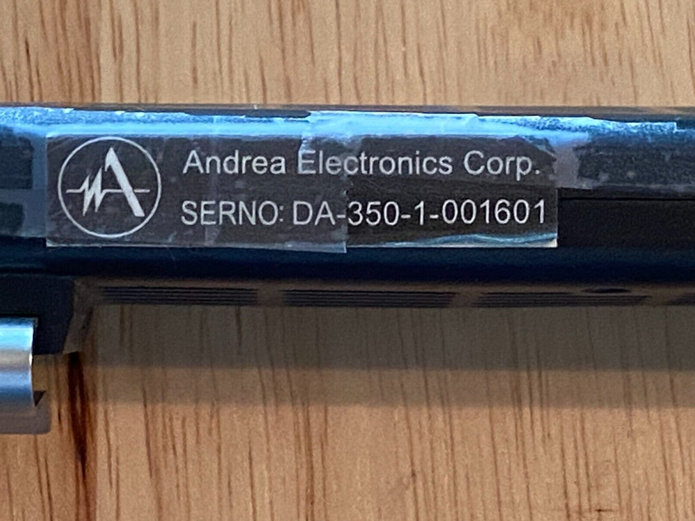 Andrea Electronics DA-350 Auto Array Linear Microphone Digital