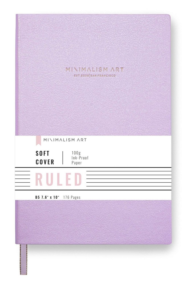 Minimalism Art, Classic Soft Cover Notebook Journal, Large Size, Composition ...