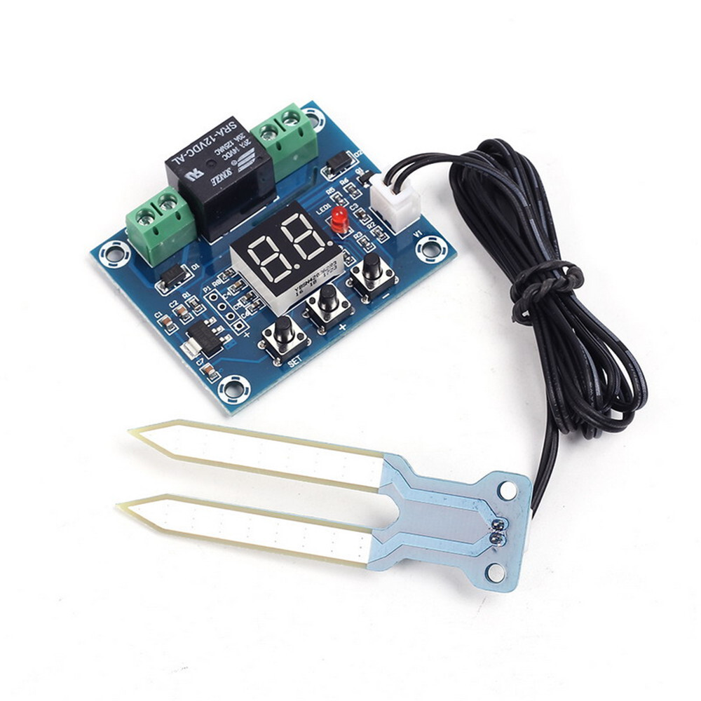 DC 12V Humidity Controller XH-M214 Soil Sensor Irrigation LED Display Module