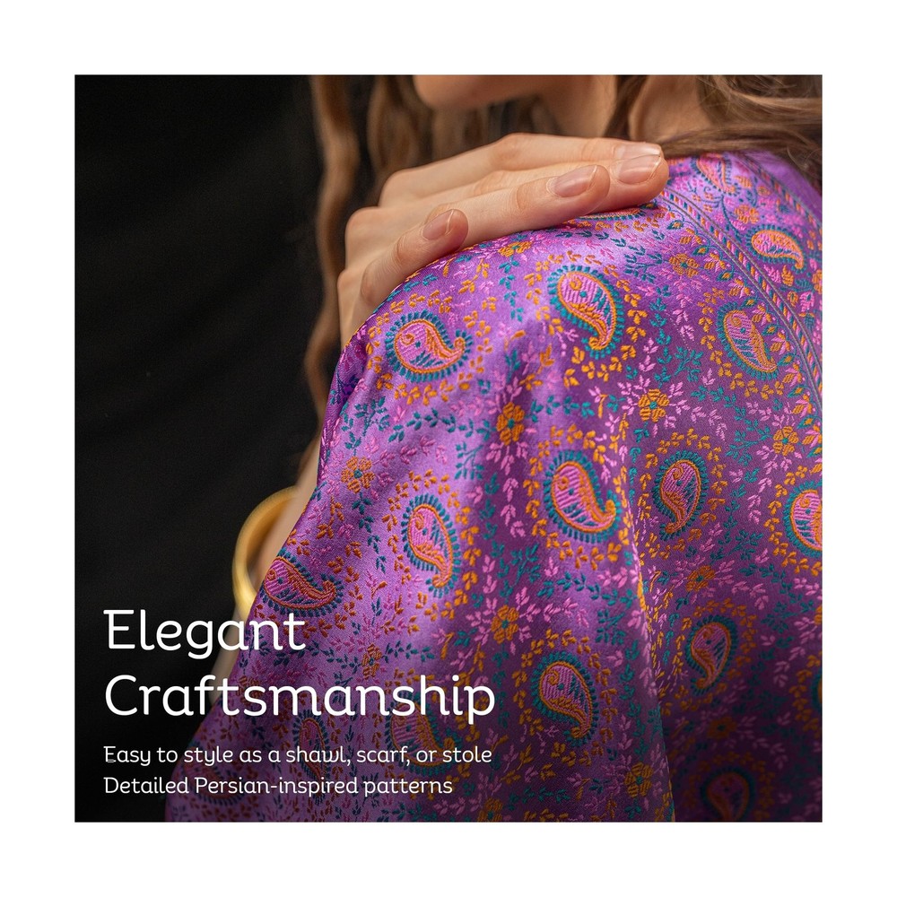 SILK STOLES Persian Lavender