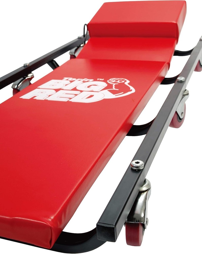 TR6452 Rolling Garage Creeper Cart with Adjustable Headrest