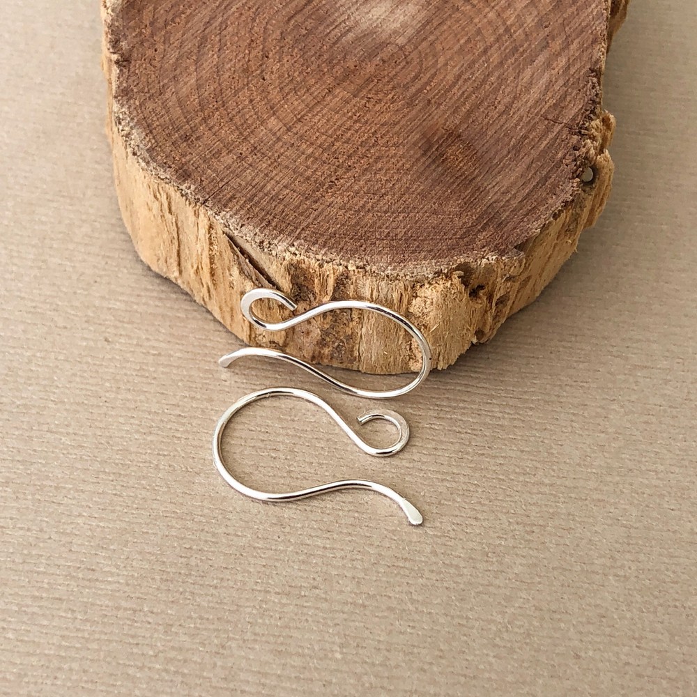 Sterling Silver Earring Hooks, Sterling Silver French Hook, Earring Finding