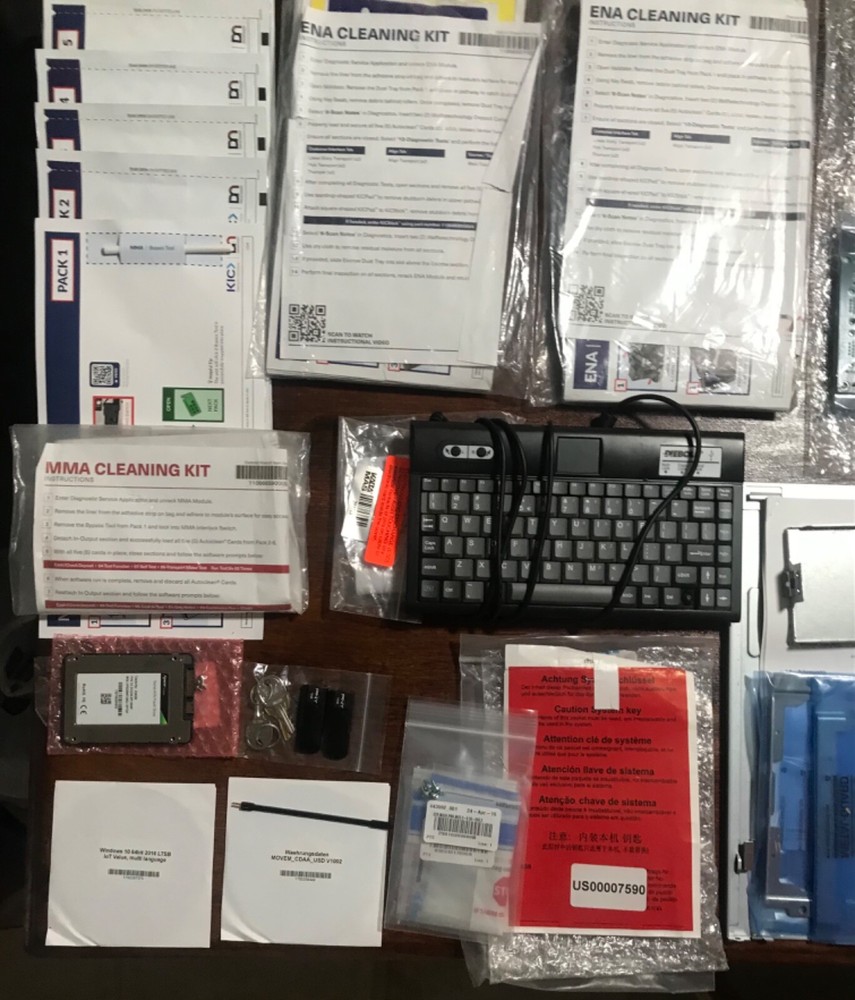 diebold atm software hardware cleaning kit computer LOT