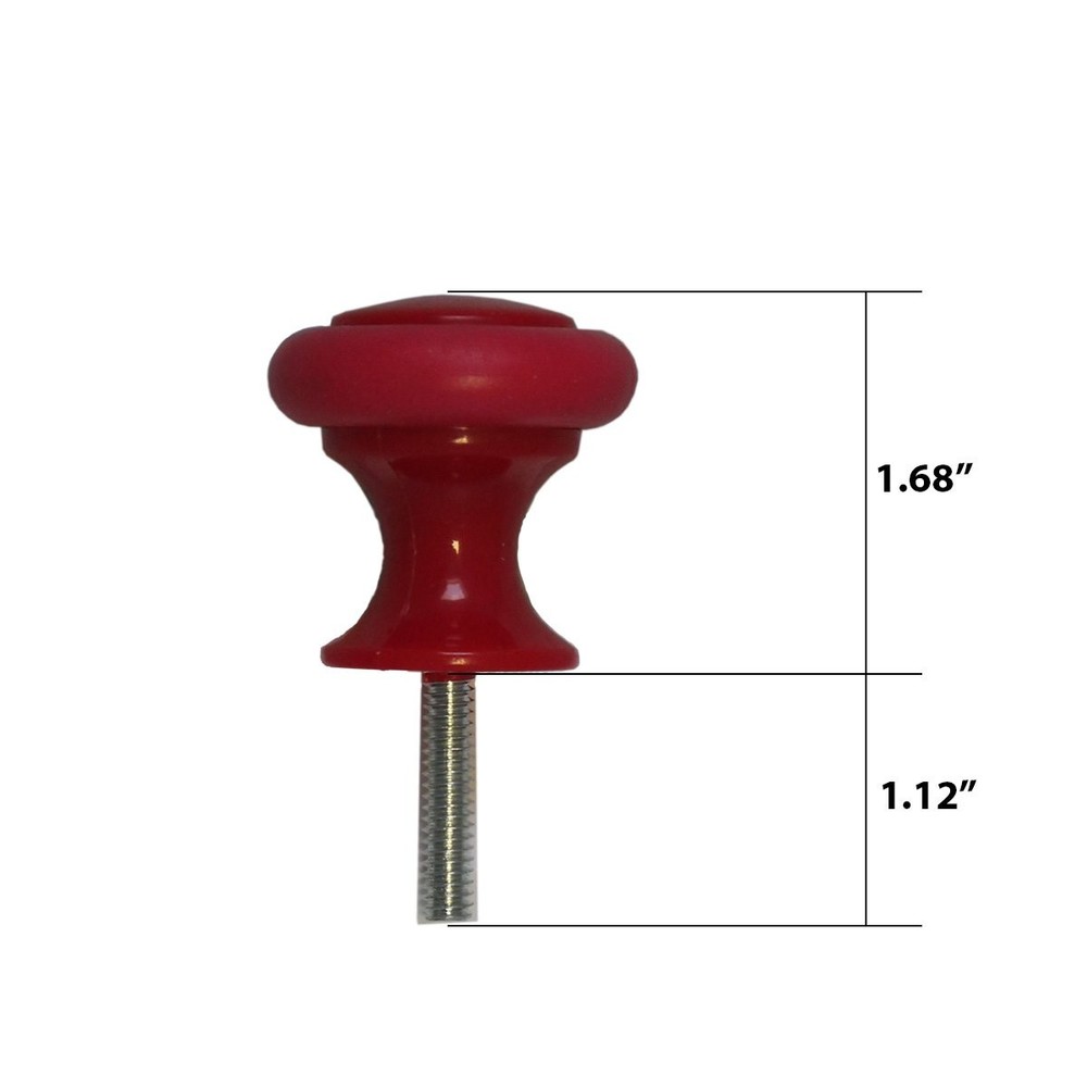 Small Red Plastic Bumper Pool Post