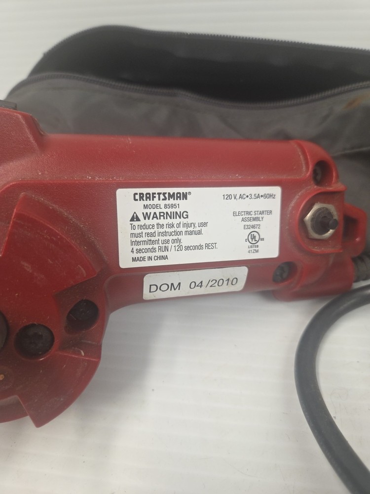 Craftsman 85951 Electric Trimmer Starter Speed Start Technology Small Engine