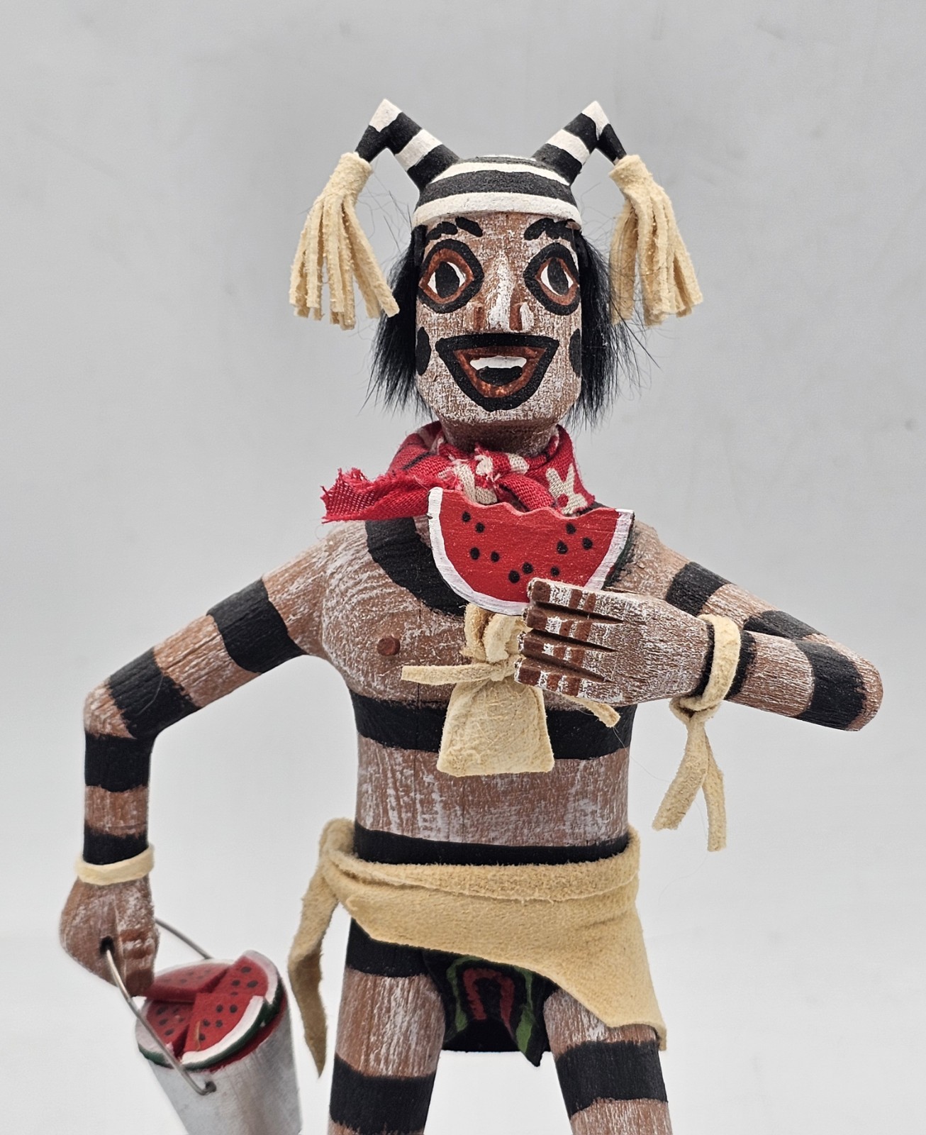 Vintage Navajo Koshare HANO CLOWN Kachina by FELIX BEGAY 6.75"