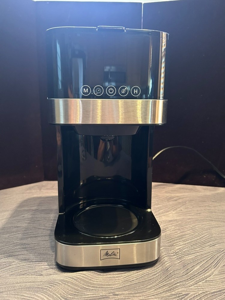 Melitta MCM009 10-Cup Drip Coffee Maker Touchscreen Programmable 900W w Box