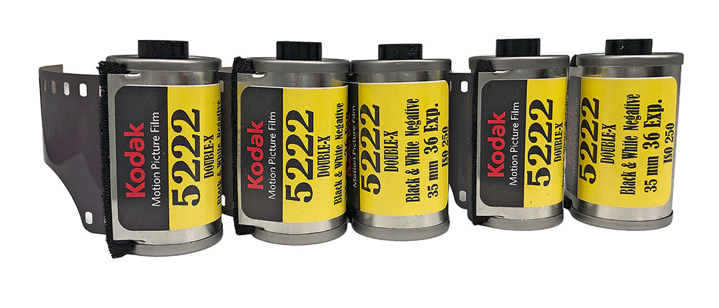 Kodak EASTMAN 5222 DOUBLE-X Five Pack Black & White 35mm x 36 Exp Film Fresh XX