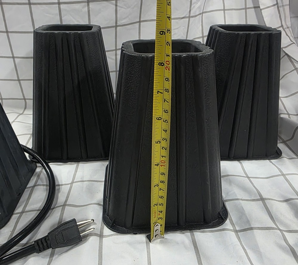 4 - 8" Bed Risers With USB Ports & Outlets