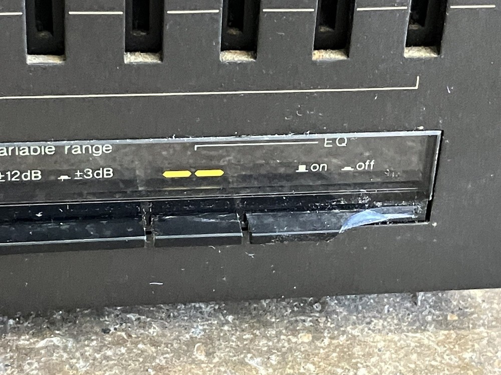 TECHNICS SH 8020 STEREO FREQUENCY EQUALIZER Tested Working