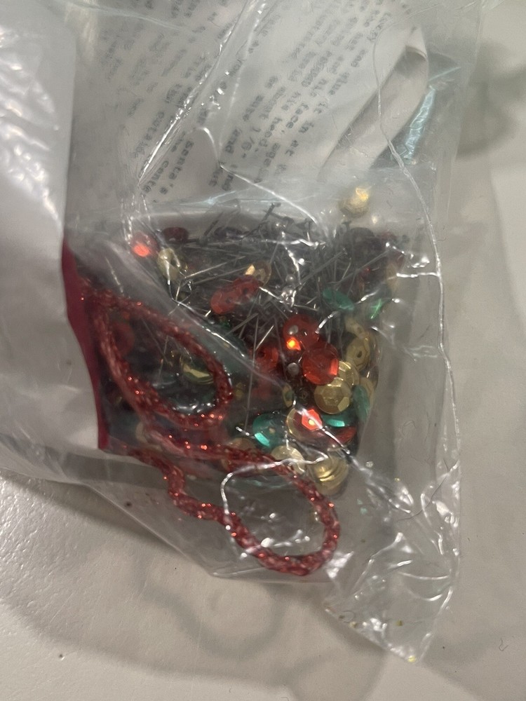 Cracker Box Ornament Kit “Under The Mistletoe” Sealed In Packaging