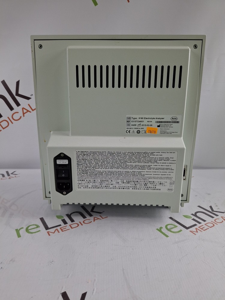 Roche Diagnostics 9180 Electrolyte Analyzer