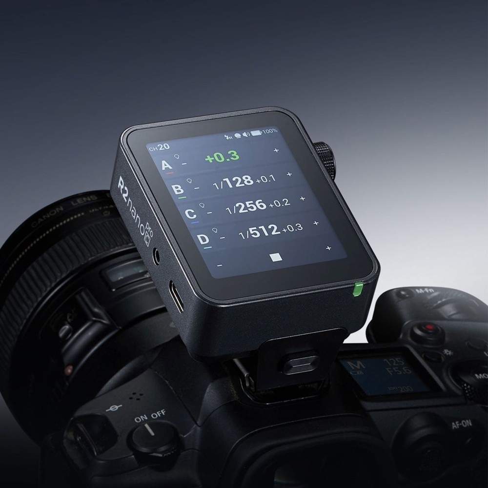 Flashpoint R2 Nano Pro Touchscreen TTL Wireless Flash Trigger for Nikon, Godox X